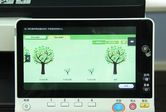 柯尼卡美能達C658復印機按小時運行節能統計-科頤辦公
