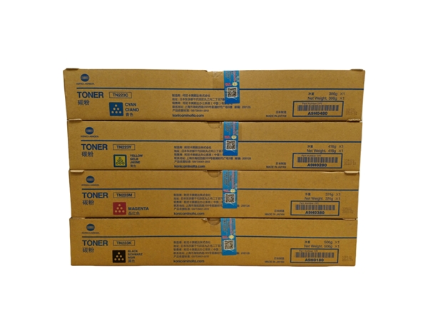 原裝 柯尼卡美能達C226/C266彩色復印機碳粉盒 TN223CMYK 墨粉盒